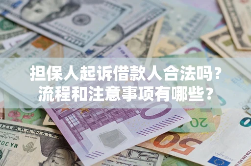 北京担保人起诉借款人合法吗？流程和注意事项有哪些？