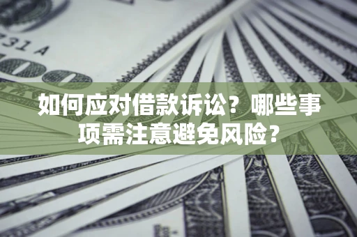 北京如何应对借款诉讼？哪些事项需注意避免风险？
