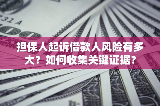 北京担保人起诉借款人风险有多大？如何收集关键证据？