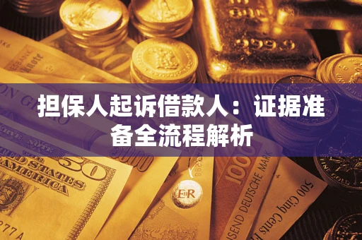北京担保人起诉借款人：证据准备全流程解析