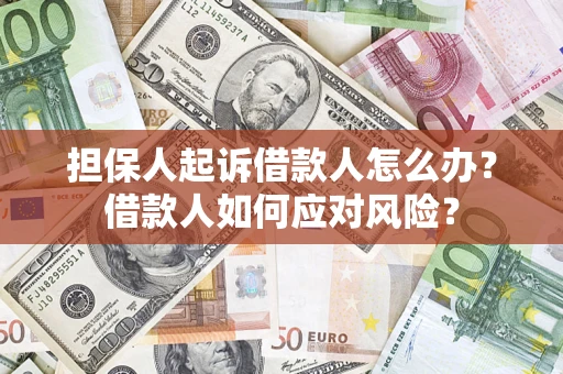 北京担保人起诉借款人怎么办？借款人如何应对风险？