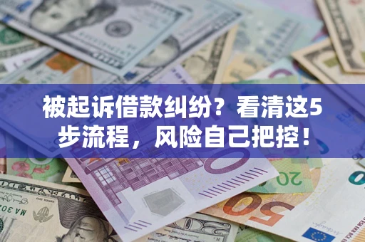 北京被起诉借款纠纷？看清这5步流程，风险自己把控！
