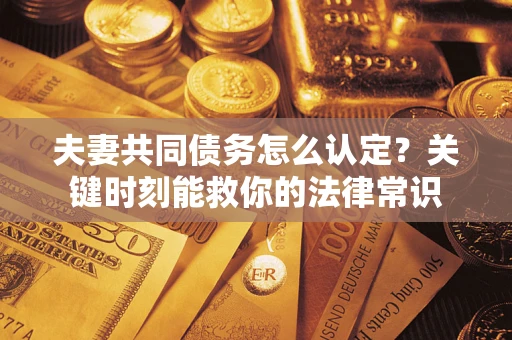 北京夫妻共同债务怎么认定？关键时刻能救你的法律常识