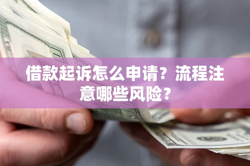 北京借款起诉怎么申请？流程注意哪些风险？