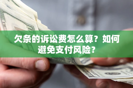 北京欠条的诉讼费怎么算？如何避免支付风险？